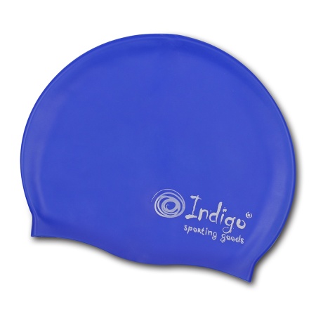 Купить Шапочка для плавания силиконовая Indigo однотонная  в Отрадном 